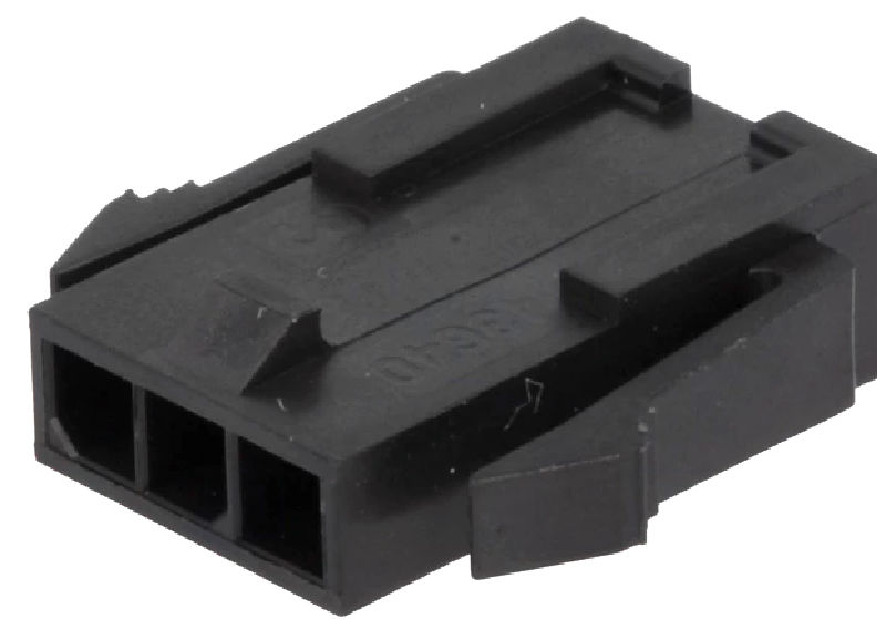Conector cablu-cablu, 3 pini, tata, 5A, Micro-Fit 3.0, pas 3mm, 43640-0300, MOLEX