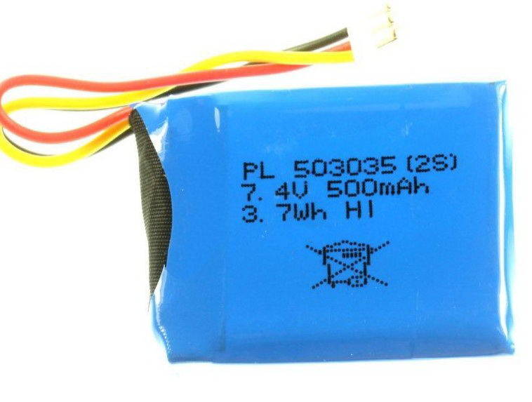 Acumulator Li-Po; 7.4V; 500mAh, 996510066542, PHILIPS