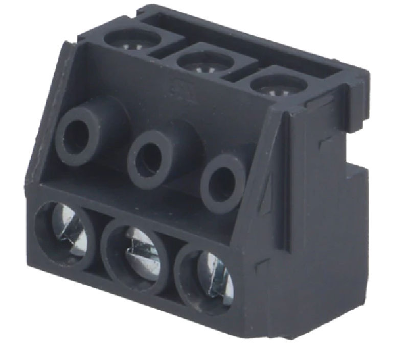 Conector deconectabil, mama, 3 PINI, pt sir pini RM5, negru, ARK130/3, PTR MESSTECHNIK