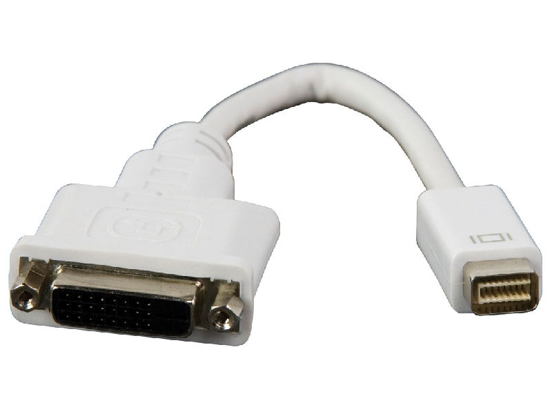 Adaptor mini DVI tata la DVI-D (24+1p) mama, 0.2m, CABLE-1100-0.2