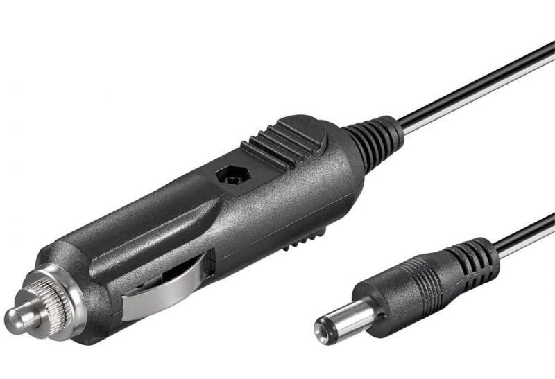 Cablu alimentare, mufa bricheta, conector 5.5x2.1mm, 1.8m, 2.5A, CABLE-CIG-1.8, GOOBAY