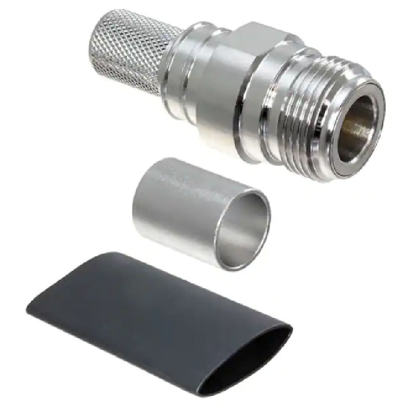 Conector RF tip N, Soclu, mama, 50ohmi, 6GHz, filetare, 1500V, EZ-400-NF-X, AMPHENOL