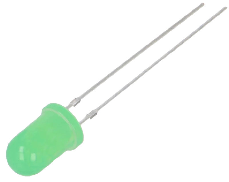 Led 5mm, galben-verde, difuza, 1.8-2.4V, 10-15mcd, OSNG5134A, OPTOSUPPLY