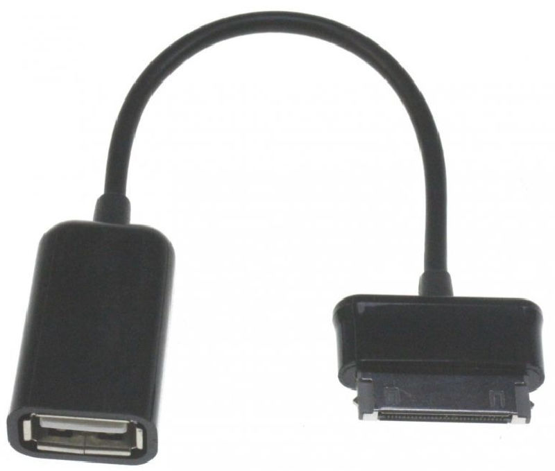 OTG cablu, USB-OTG, USB 2.0 A soclu, Samsung, 30pini tata, 15cm, OTG299