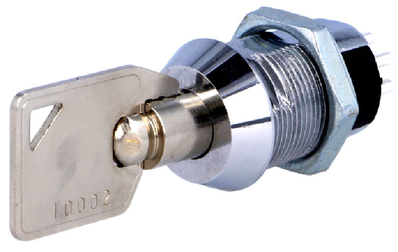 Intrerupator cu cheie, DPDT, ON-ON, S-506, 3A, HIGHLY