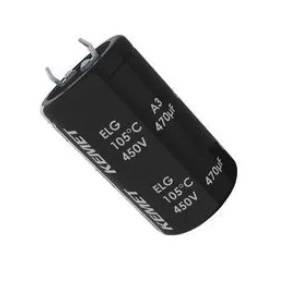 390uF/400V, electrolitic, low esr, 30x40mm, 105C, KEMET