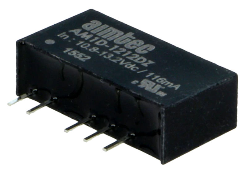 Convertor DC/DC, SIP-7, 1W, Uin: 4.5÷5.5V; Uout: 5VDC, AM1D-0505SH40Z, AIMTEC