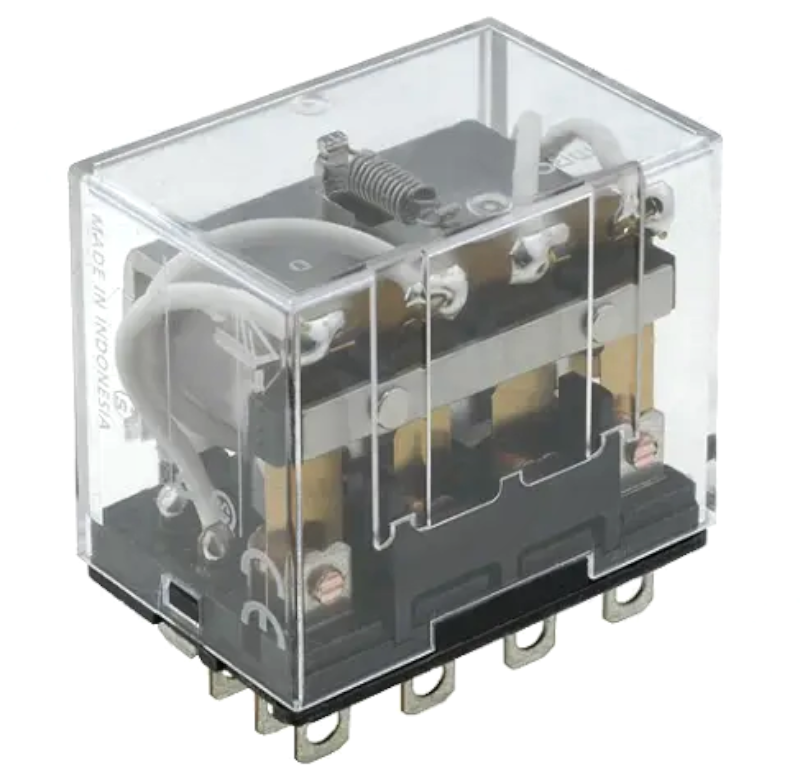 LY4-100/110VAC, RELEU, 10A, 4PDT,  OMRON