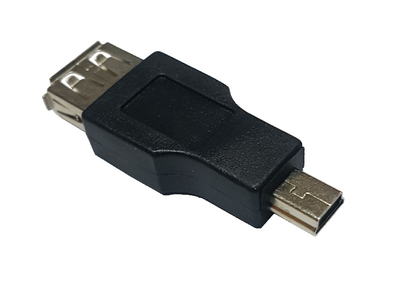 Adaptor USB-A mama, Mini-USB tata, 5 pini, CMP-USBADAP9