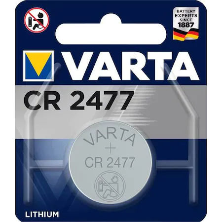 Baterie 3V, litiu, 850mA, CR2477-VARTA, VARTA
