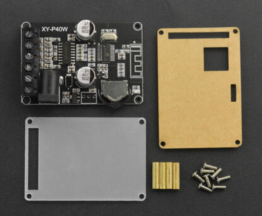 Modul amplificator audio, stereo, Clasa D, Bluetooth 5.0, AUX, 5...24VDC, 2x40W, 40x55mm, DFR0675-EN