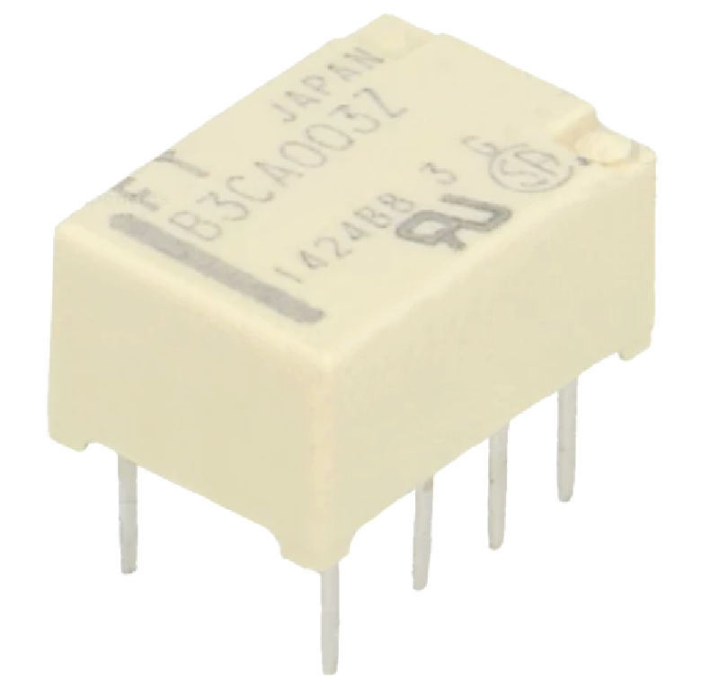 Releu 3V, miniatura, DPDT, 2A, RM2.2, FTR-B3CA003Z, FUJITSU