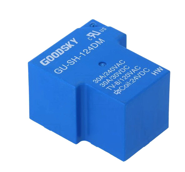 Releu 24VDC, 30A, SPTS-NO, GU-SH-124DM, GOODSKY