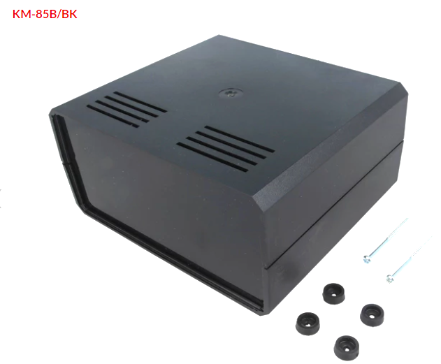 Cutie plastic, 180x160x85mm, panou, KM-85B/BK