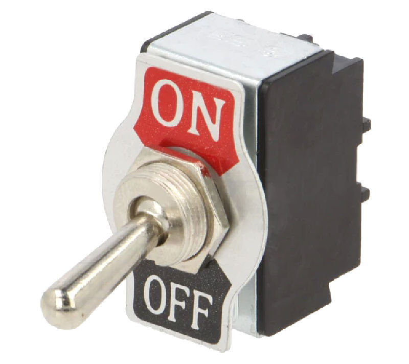 Intrerupator basculant, ON-OFF, 20A, 12VDC, 2 pini, SPST, TB2-1A-DC-4, SWITCH COMPONENTS