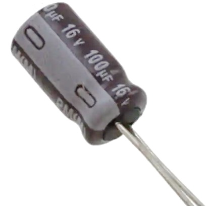 100uF/16V, Condensator electrolitic, low esr, 105C, 6.3x11mm, RM2.5, NICHICON