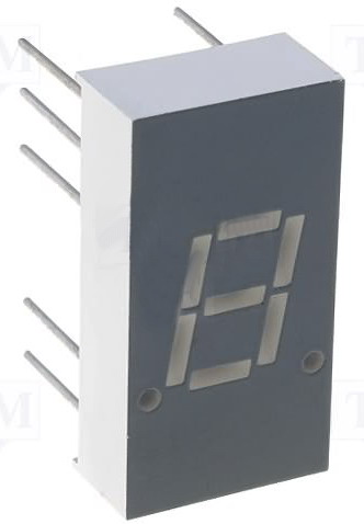 Afisor cu LED, 7.6mm, rosu, AC, KW1-301AOA