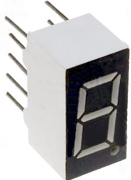 Afisor cu LED, 9mm, verde AC, KW1-361AGA