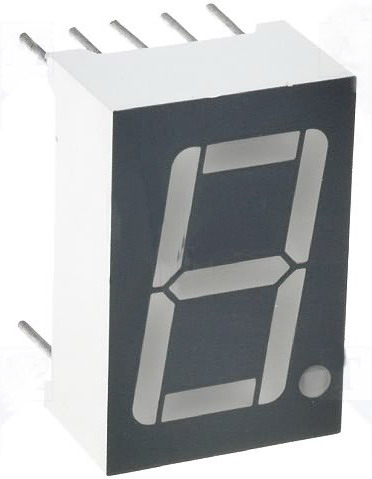 Afisor cu LED, 13.2mm, rosu, AC, KW1-521ASA