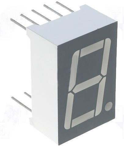 Afisor cu LED, 14mm, rosu, CC, KW1-561CSA