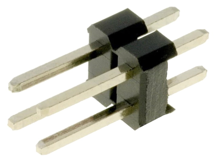 Bareta tata, 2x2 pini, 2.54mm, ZL202-4G