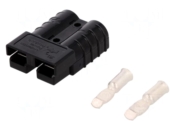 Conector 50A, rosu; hermafrodit; cablu cablu, 2PINI; 600V; 13mm2; 1 buc, 6331G3, ANDERSON