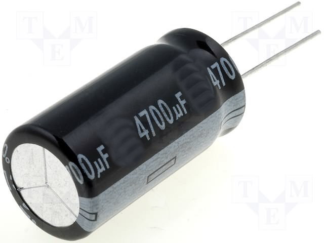 4700uF/35V, condensator, 16x32mm, RM7.5, MULTICOMP