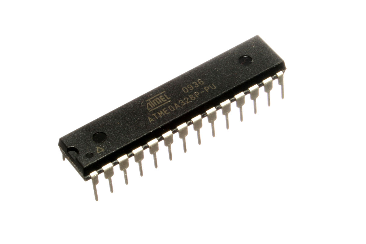 ATMEGA328-PU, 8 Bit Microcontroller, 20 MHz, 1 KB, 32 KB, 28PDIP, MICROCHIP