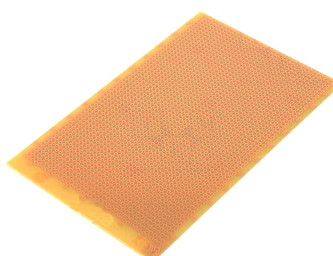 UP832, Placa test, 100x160mm, dublu placat, gauri pas 2.54mm, RADEMAKER