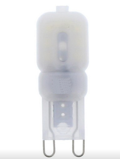 Lampa halogen, G9, cu led, alb rece, 2W, echivalent 20W, 230V, LEDLC-2G9-02
