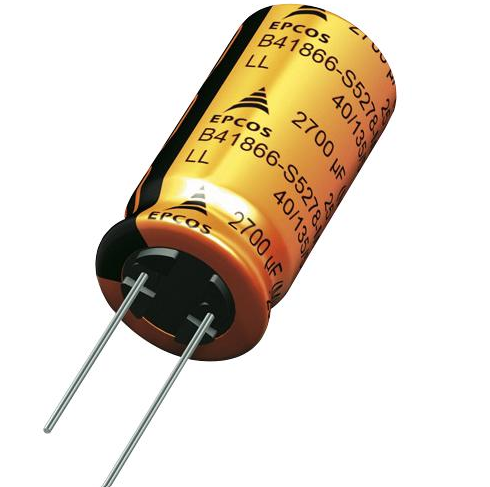 2200uF/50V, Condensator electrolitic, low ESR, 105C, 18x35mm, 10000h, EPCOS