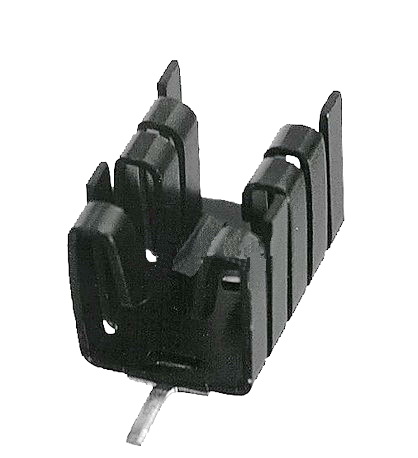 Radiator aluminiu, TO220, 12,7x19x12,7mm, VERTICAL, FK22, ANSMANN