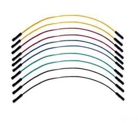 Fire de testare, mama, mama, 5 culori, 15 cm, monopin, 10 buc, PSG-JMP150FF