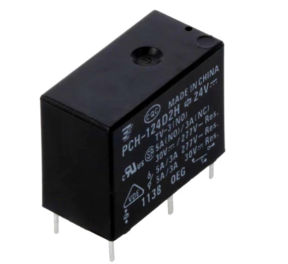 Releu 24V, SPST, 5A, PCH-124D2, TE Connectivity