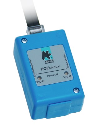Tester retea, tester POE, POECHECK, KURTH ELECTRONIC