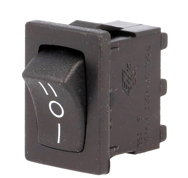 Intrerupator basculant, ON-OFF-ON, 10A, 3 pini, SP3T, orificiu montare 19.2x13mm, MP004568