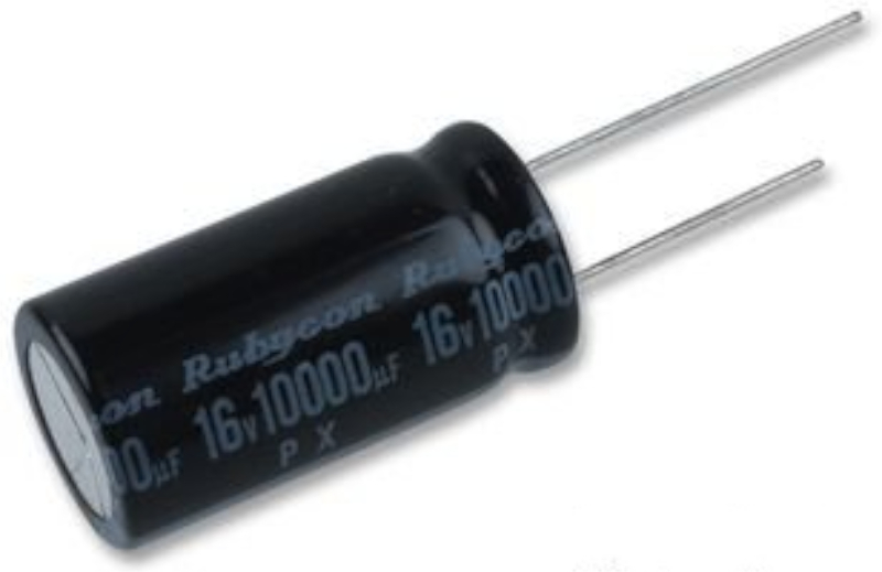 10000uF/16V, Condensator electrolitic, miniatura, 18x35.5mm, 855C, ECA1CM103, PANASONIC