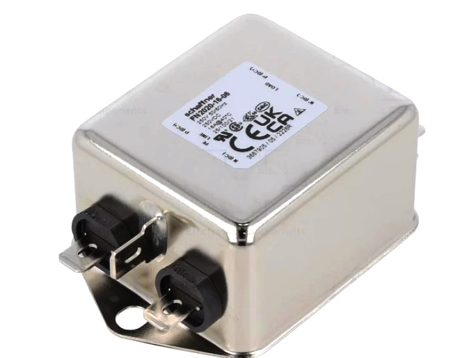 Filtru de retea monofazat, 250VAC, 20A, FN2020-20-06, SCHAFFNER