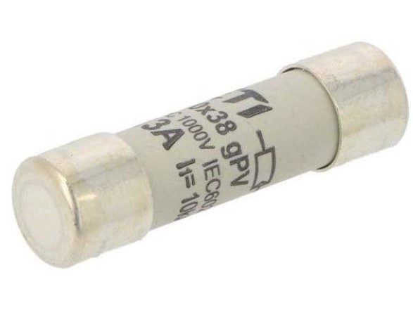 Siguranta 15A, fotovoltaice, panou solar, gPV, 1000V, 10.3x38mm, 002625112, ETI POLAM