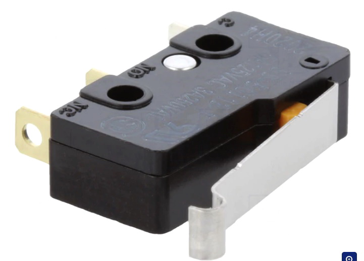 Microintrerupator cu lamela, simulare rola, SPDT, 5A, SS5GL13F, Omron