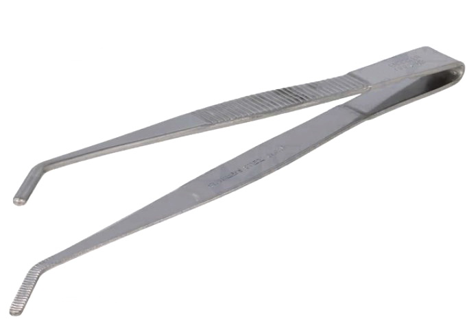 Penseta universala dreapta, 125mm, varf indoit, INOX, PTS-03