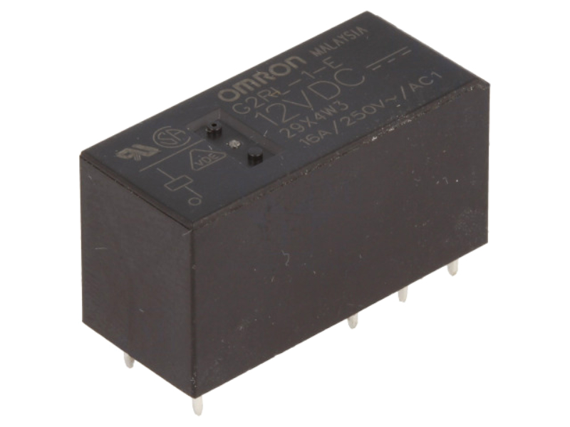 Releu 5V, miniatura, SPDT, 16A, 16A/24VDC, 16A/250VAC, G2RL-1-5VDC