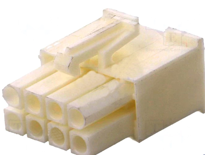 Carcasa conector, 8 pini, cablu-cablu/PCB, plug, Mini Universal, MATE-N-LOK, 4,14mm, 770579-1, TE CONNECTIVITY