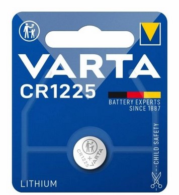 Baterie buton 3V, litiu, 48mAh,  CR1225, VARTA