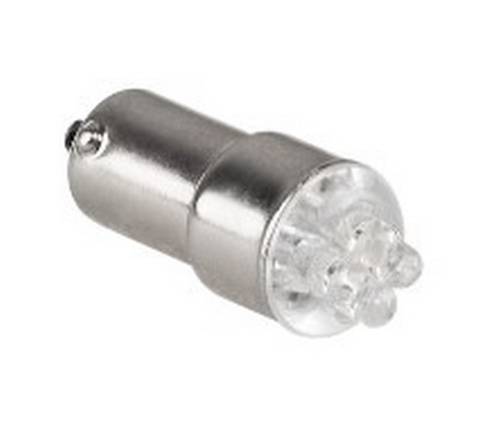 Bec cu led, 12V, auto, BA9S, albastru, 0.5W, LAMP-0126