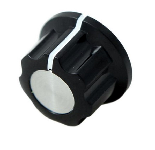 Buton pt comutator rotativ,  pentru ax 6.4mm, 20mm, CF-X4-M-S(6.4)E