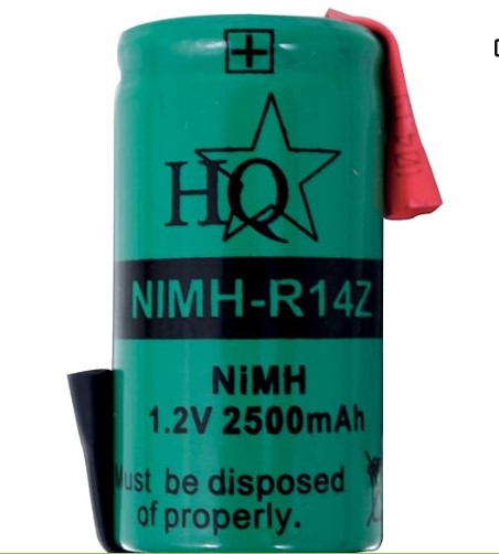 Acumulator R14, Ni-MH, 1.2V, lame, 2500mAH, NI-MH-R14Z
