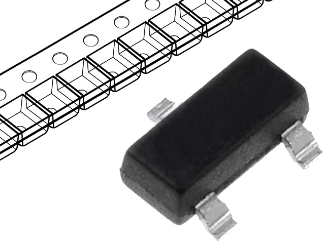 BBY40, Variable Capacitance Diode, 6 pF, 20 mA, 30 V, 125 °C, SOT-23, NXP