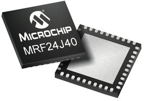 MRF24J40-I/ML, RF Transceiver, Zigbee, 2.4GHz to 2.483GHz, O-QPSK, QFN-40