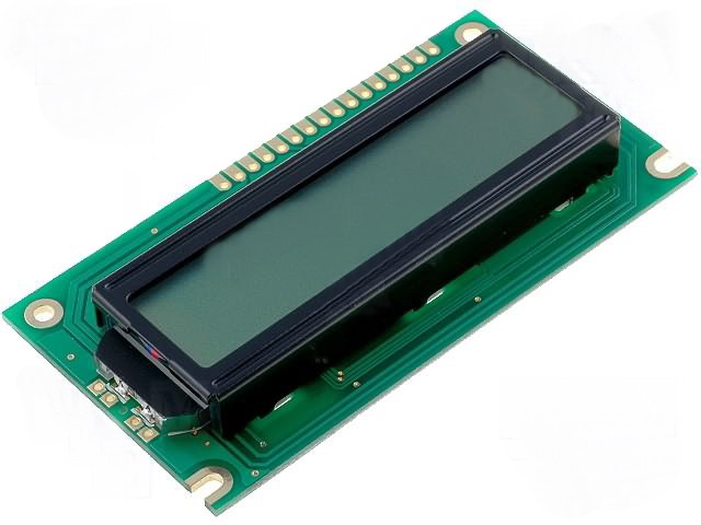 Display LCD, 16x2, gri-alb, RC1602A-GHW-CSX